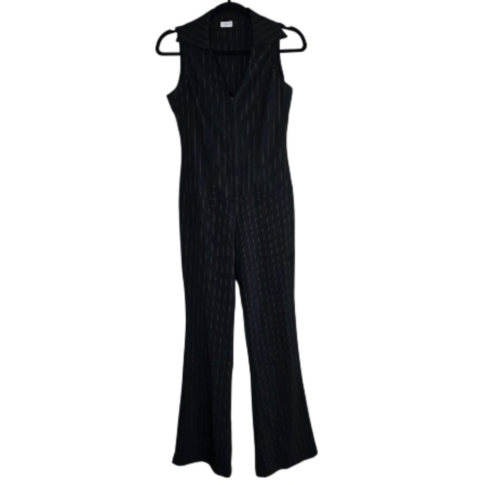 Rare Vintage Suzy Shier Pinstripe Jumpsuit - 90s/00s Corporate Goth Aesthetic